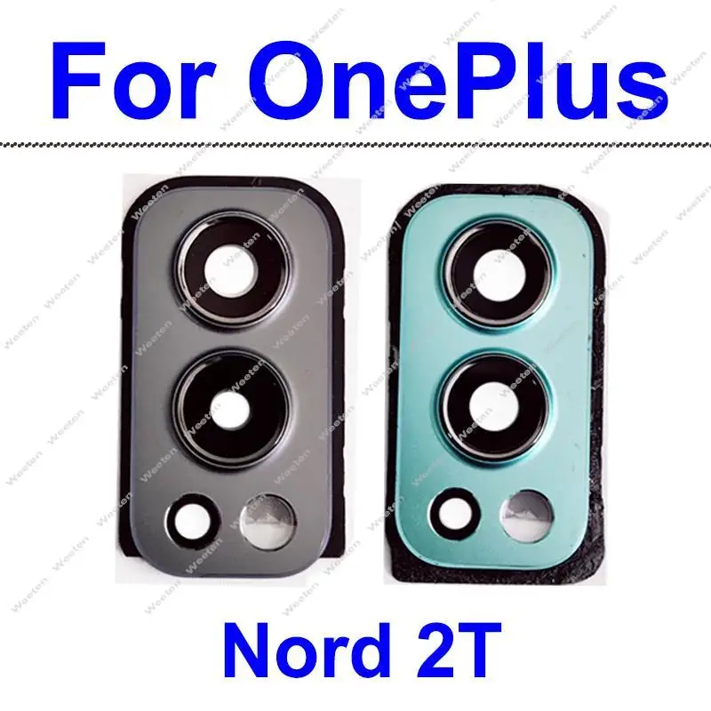 

Back Camera Lens Cover For Oneplus OnePlus 1+Nord 2 5G Rear Lens Glass with Frame Holder with Sticker Replacement