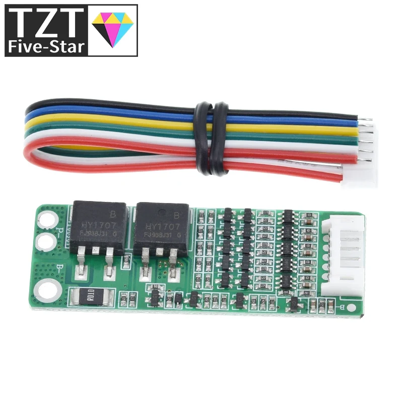 TZT 5S 15A Li-Ion литиевый аккумулятор BMS 18650 Защитная плата зарядного устройства 18В 21В