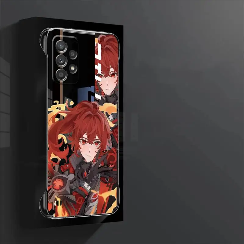 Чехол для телефона GenshinImpacts World YaeMiko Samsung Galaxy A52 A14 A51 чехлы A13 A55 A52s A15 A53 безграничный