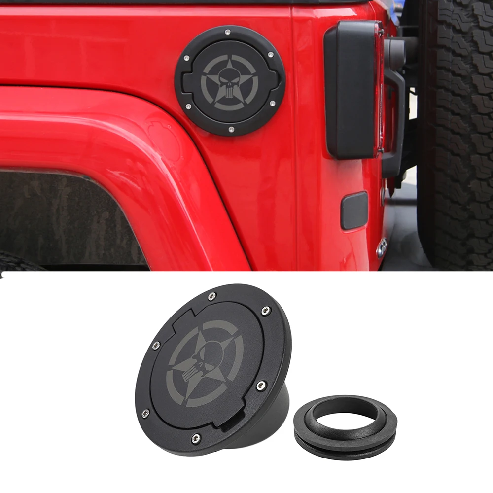 Крышка для автомобильной двери бензобака декоративная крышка Jeep Wrangler JK JKU 2007-2017 2/4
