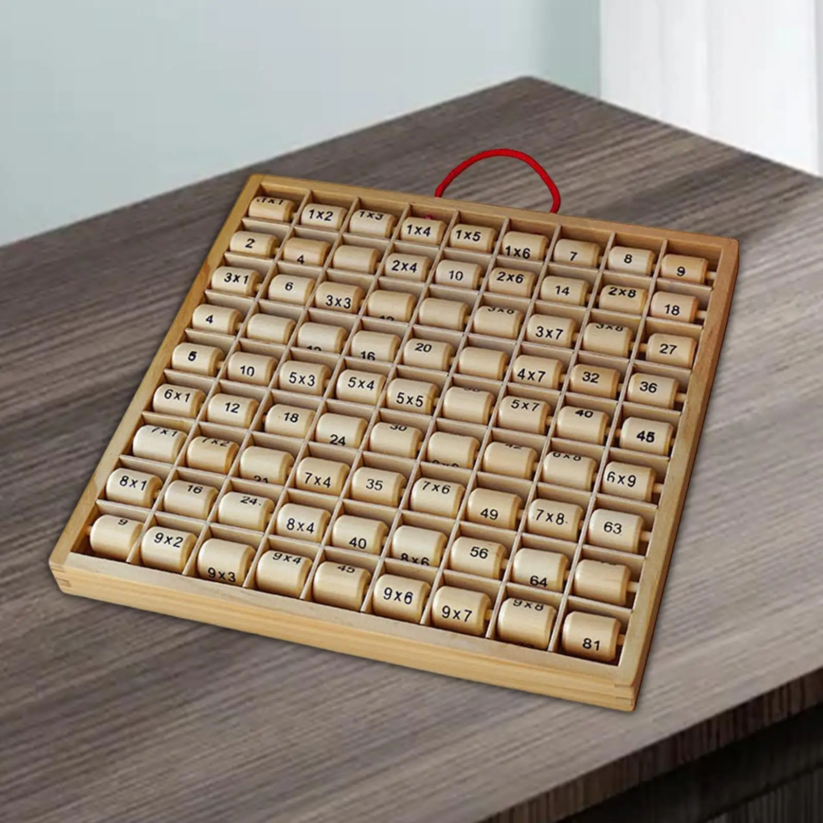 

Wooden Multiplication Board Early Learning Educational Toy for Children Kids