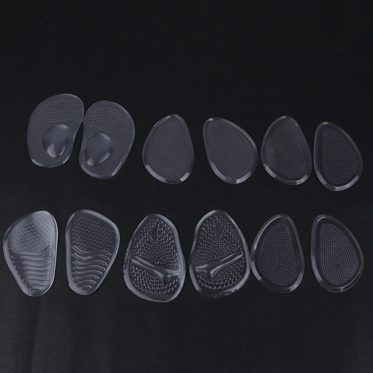 

6 Pairs Heel Cushion Inserts Mens Insoles Thick Insoles Heel Cushion Insole Shoe Pads High Heels Front Feet Forefoot Pad