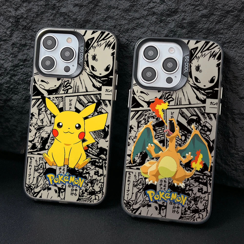 Bulbasaurs Psyducks Pikachus Phone Case for Vivo Y50 Y36 Y33s Y30 Y22 Y21 V40 V30 SE V29E V29 V25 V23 S17 Pro 5G Matte Cover