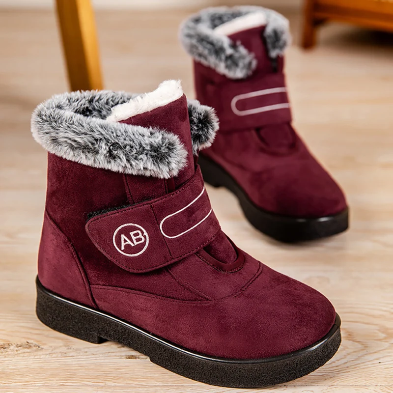 Женские ботинки зимняя обувь больших размеров женская на платформе легкие