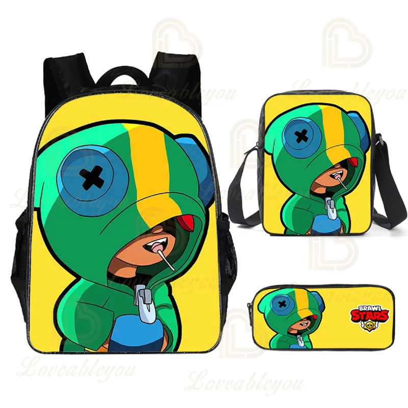 

Boys Bags Phoenix Sudaderas GENE and Star, Carl Shoot Game 3D Backpack Shoulder Children Crow Kids Leon Child Pencil Girls