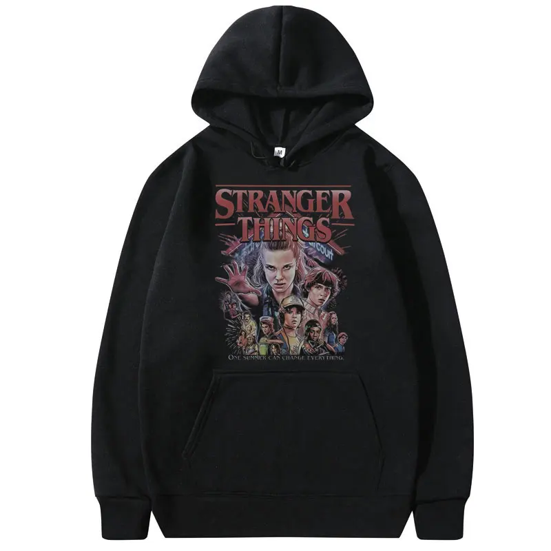 

Stranger Things Season 4 Hellfire Club Print Hoodie Men Women Oversized Fashion Hoodies Tv Drama Horror Fantasy Teen Sweatshirt