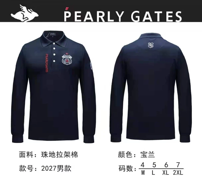 

Golf long-sleeved T-shirt men's autumn and winter new top GOLF clothing quick-drying sports jersey polo shirt men's 2027