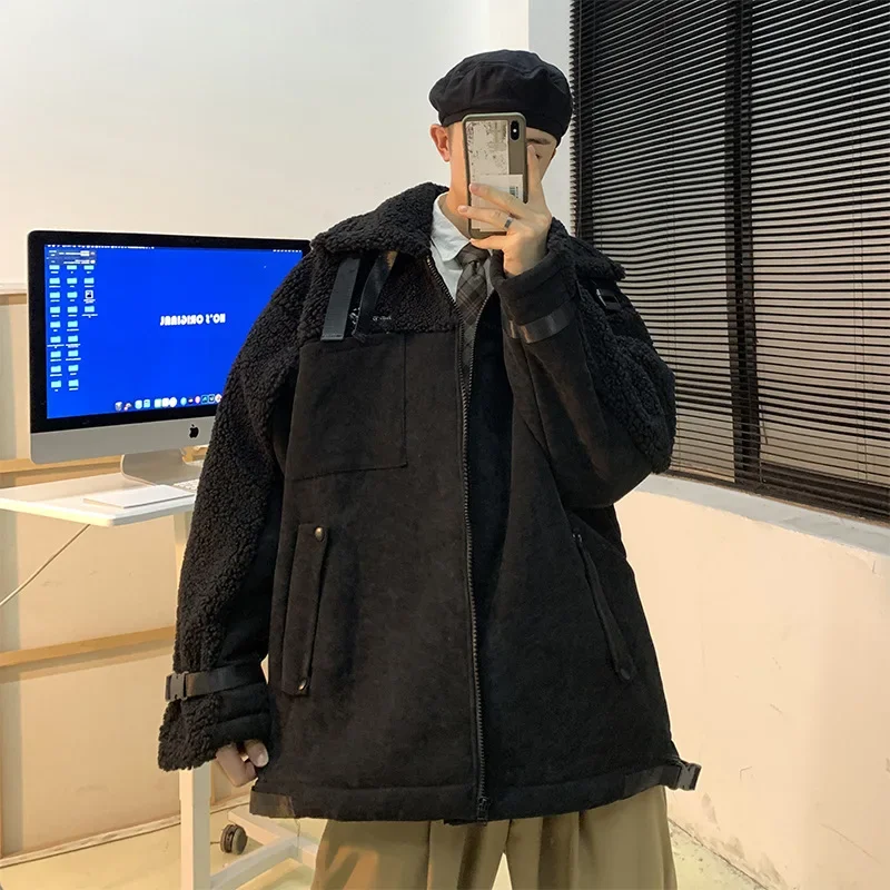 Новое хлопковое пальто с лацканами 2023 цветными блоками HY8095 повседневный