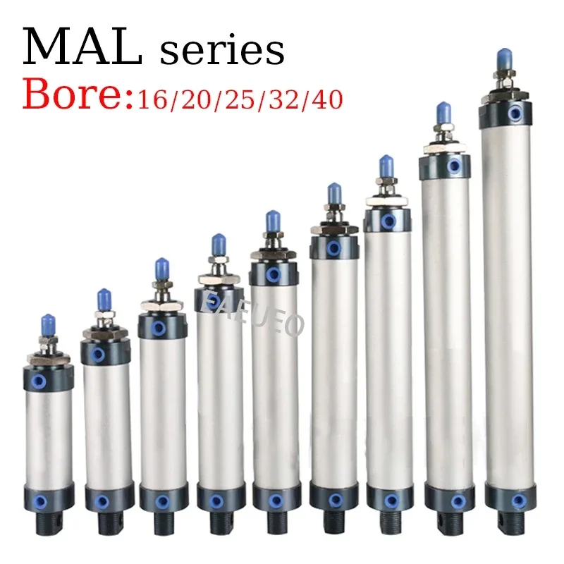 Пневматические цилиндры двойной цилиндр сжатого воздуха маленький диаметр