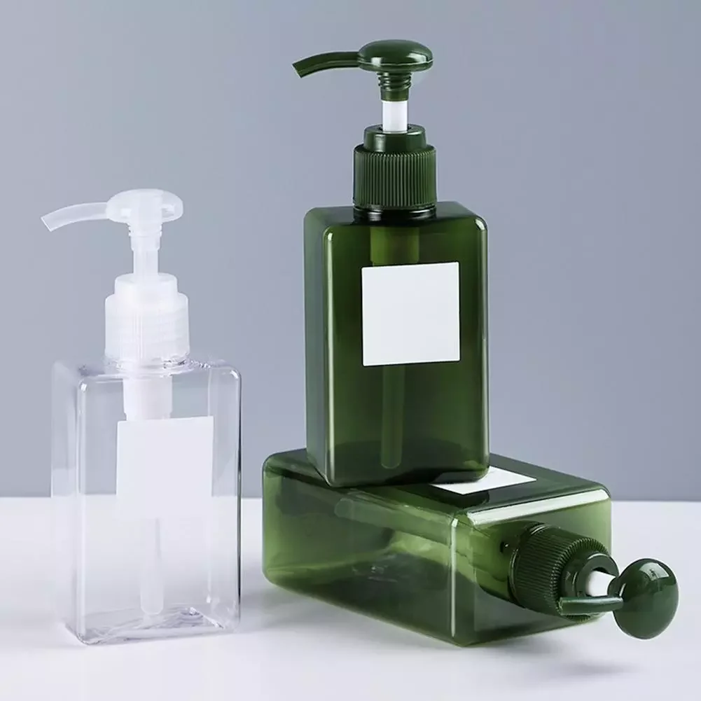

100/150/250ml Home Shower Shampoo Lotion Empty Refillable Pump Dispenser Bottle Travel Packing Cosmetic Container Press Bottles