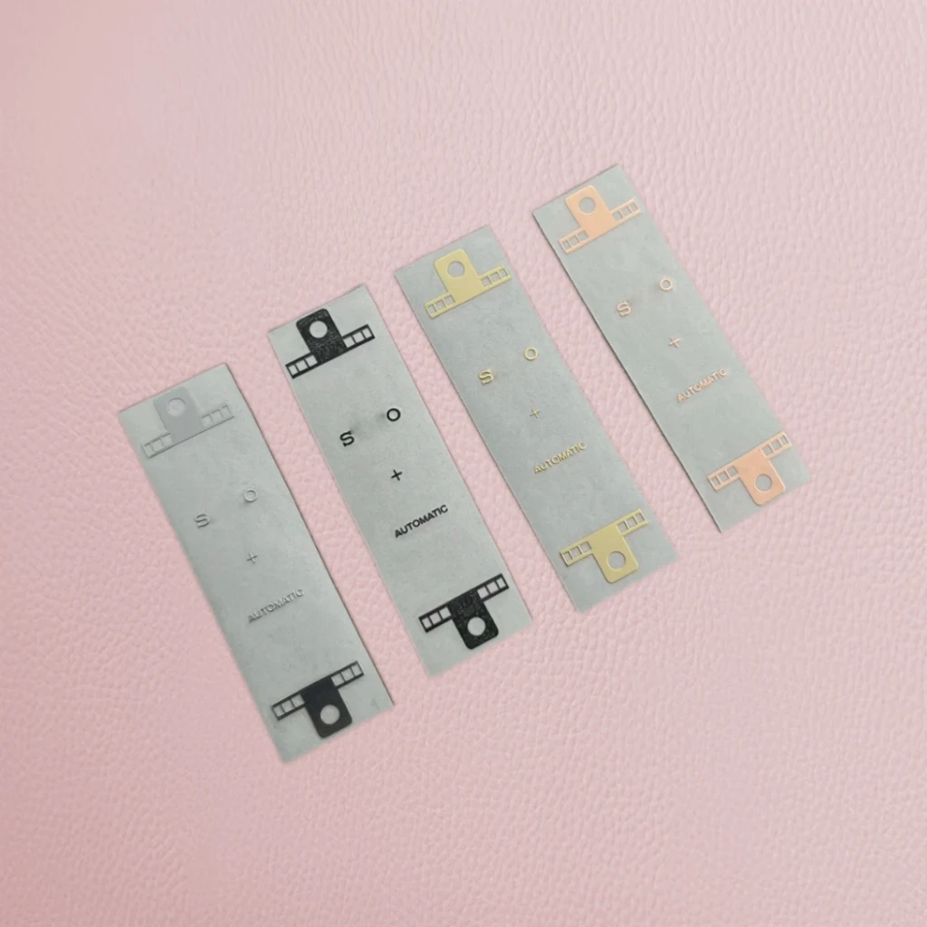 Никелевые металлические наклейки с логотипом S и автоматической посадкой