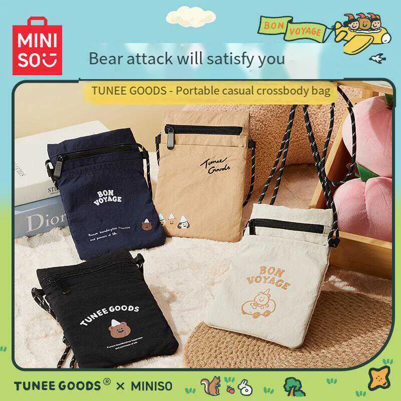 Серия Miniso Goods портативная Повседневная сумка через плечо прочный и стильный