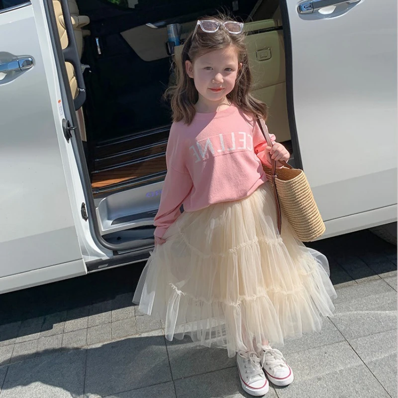 Сетчатая детская юбка-пачка