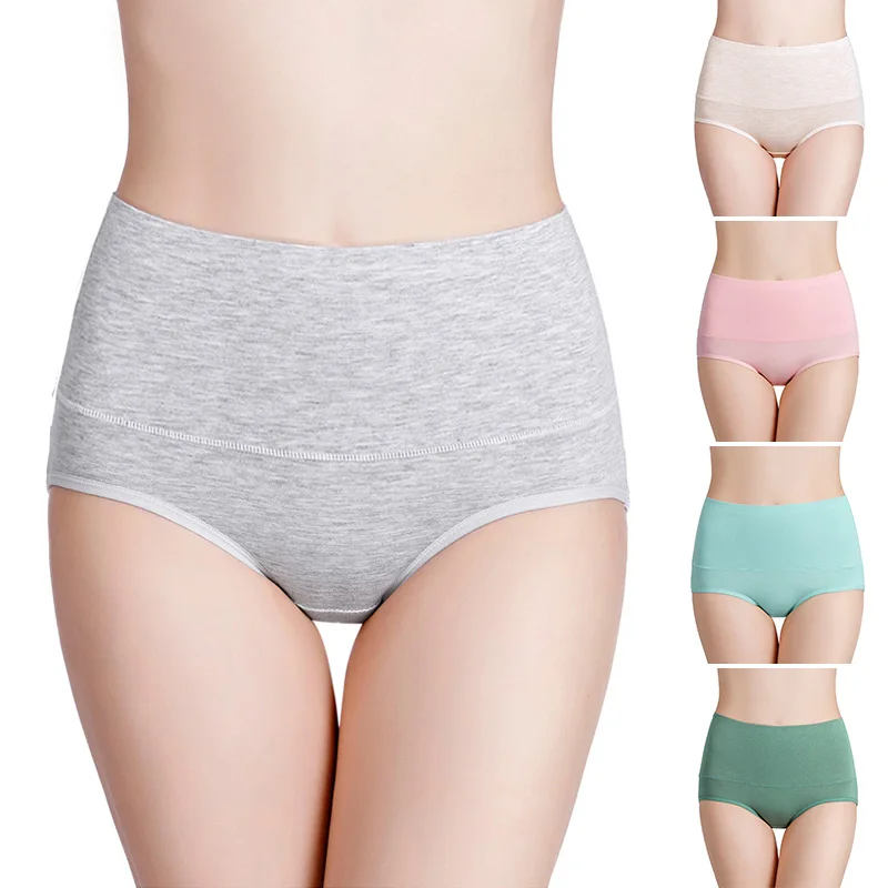 

Women's Panties Plus Size High Waist Underwear For Female Sexy Lingerie Cotton Brief Grils Underpant Breathable Intimates Ladies