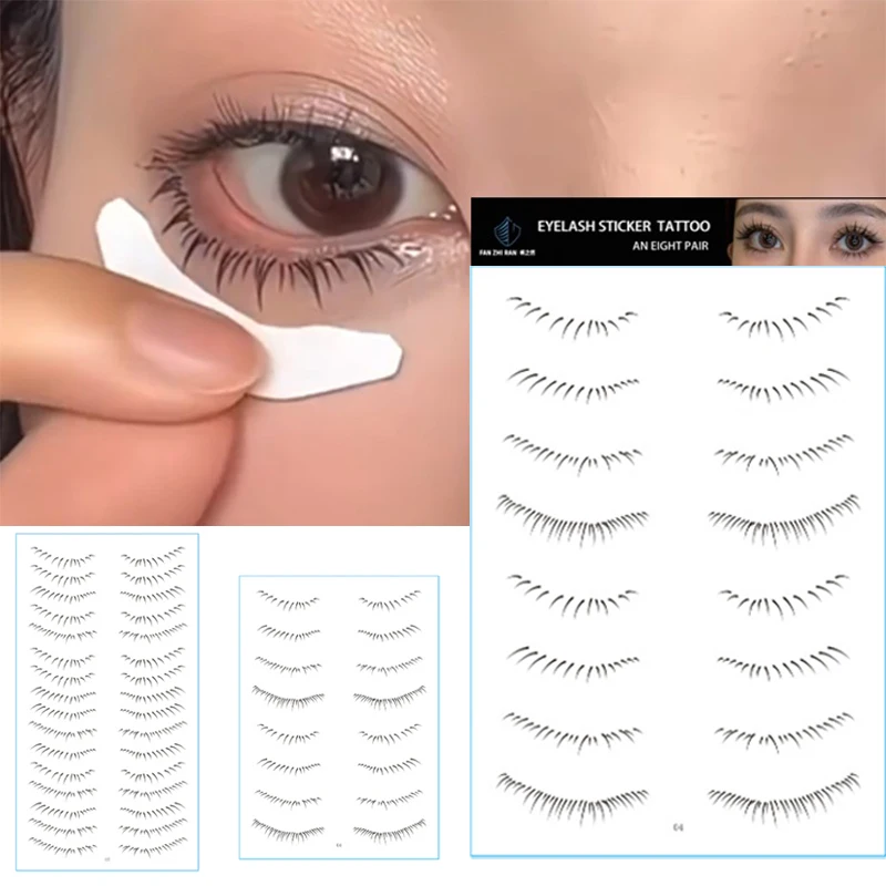 Искусственная 3d Татуировка Ресниц Водонепроницаемая Устойчивая К Поту
