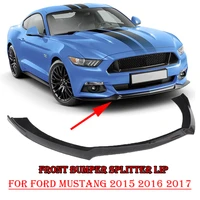 new 3pcs car front bumper splitter lip diffuser spoiler protector cover guard deflector lips for ford for mustang 2015 2016 2017