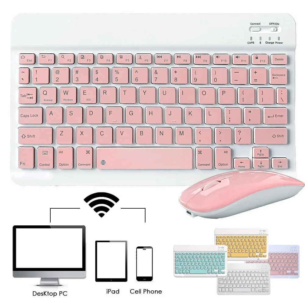 

For iPad Keyboard Air 3 4 7th 8th 9.7 10.2 Pro10.5 11 12.9 Bluetooth-compatible Android Windows Tablet