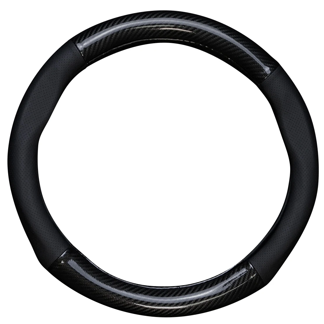 

Обложка для колеса, внутренняя защита для автомобиля, внедорожника, черного цвета, углеродное волокно, стиль 38 см, 15 дюймов, Рулевое управлен...