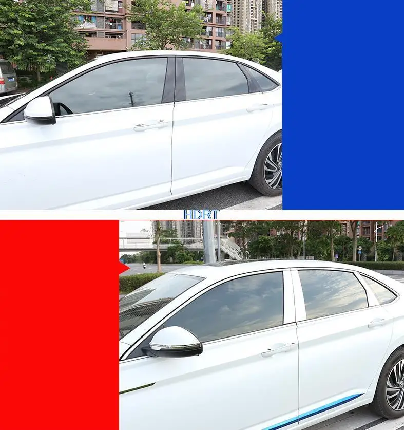 Наклейка для стайлинга автомобиля украшение окошка средняя полоса отделка