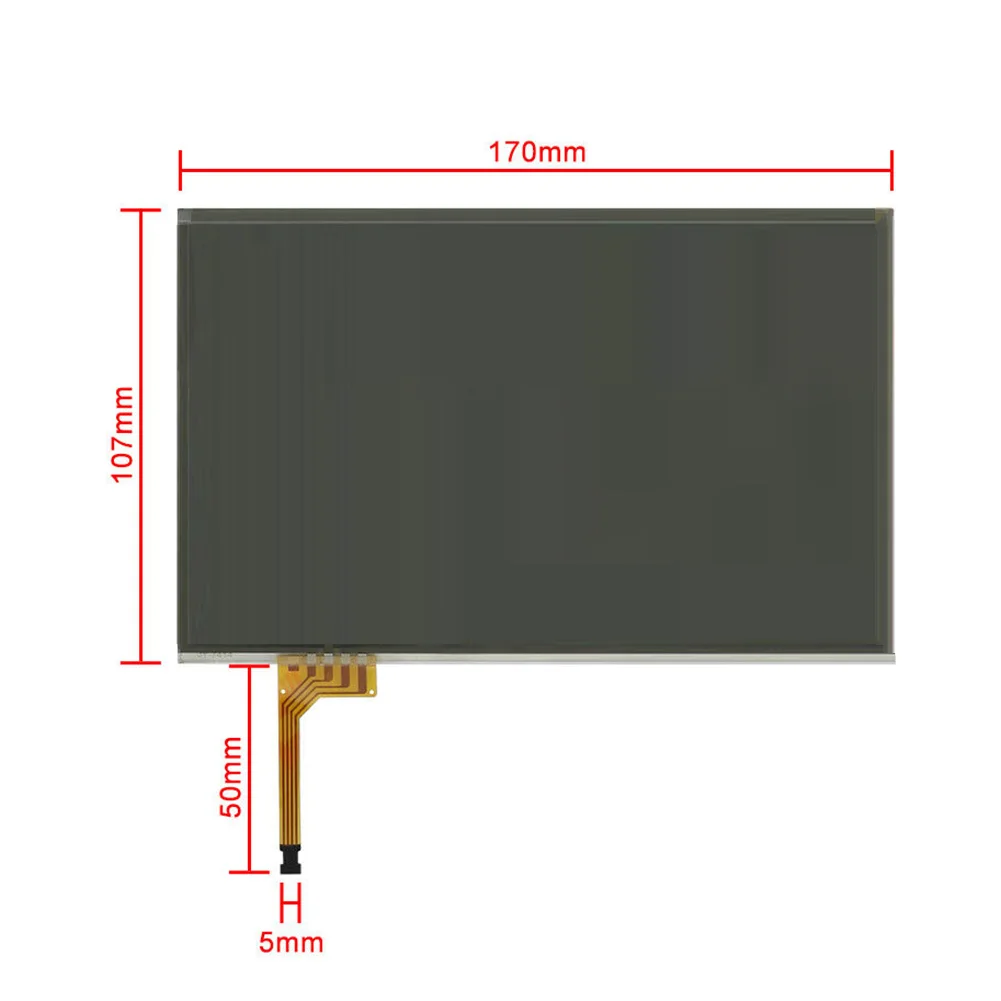 

Part Digitizer 04-09 4-Pin 7.3\\\" Accessories Digitizer For Prius Hybrid Sedan For Toyota LTA070B510F Practical