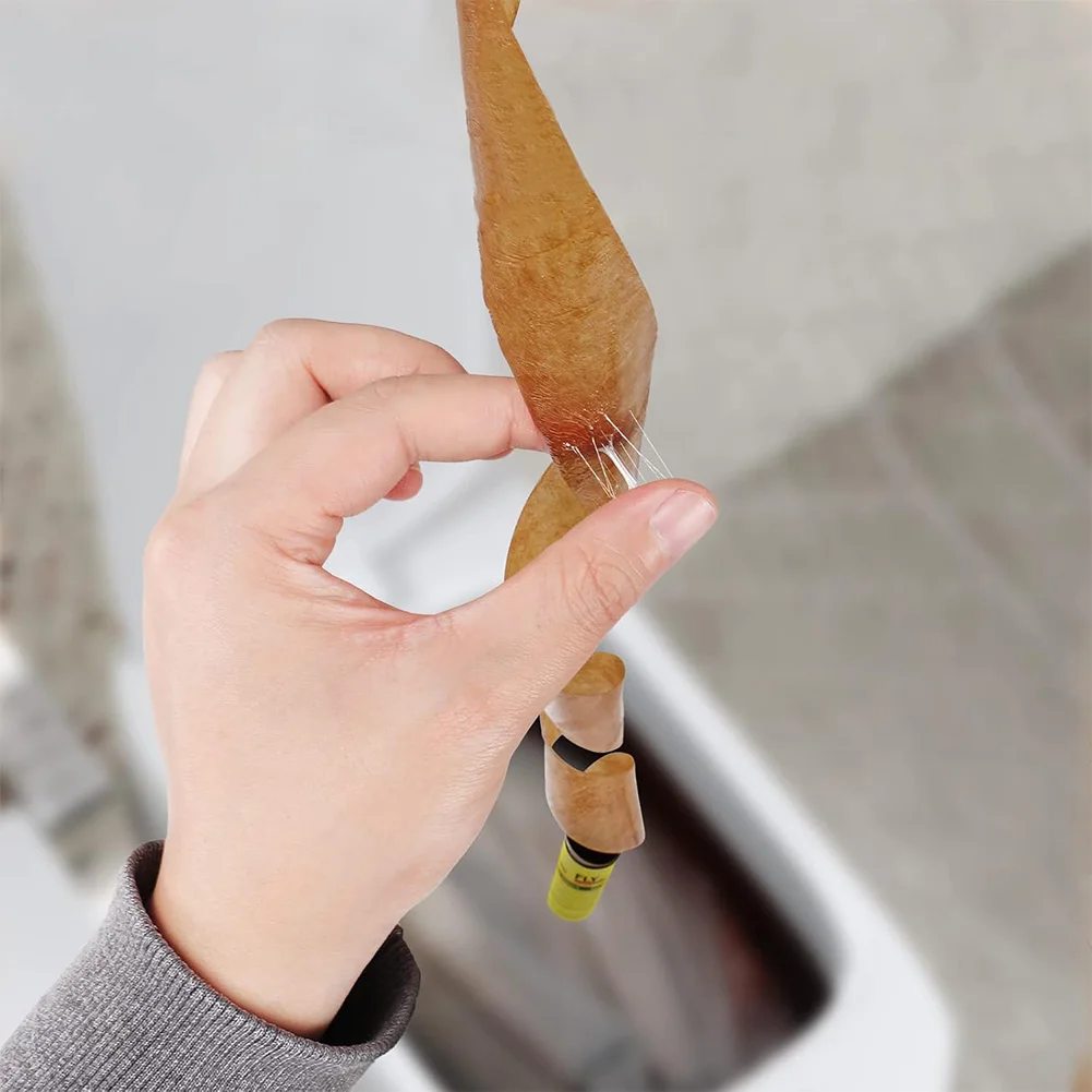 24 шт. липкая ловушка для мух в помещении и на открытом воздухе подвесная лента