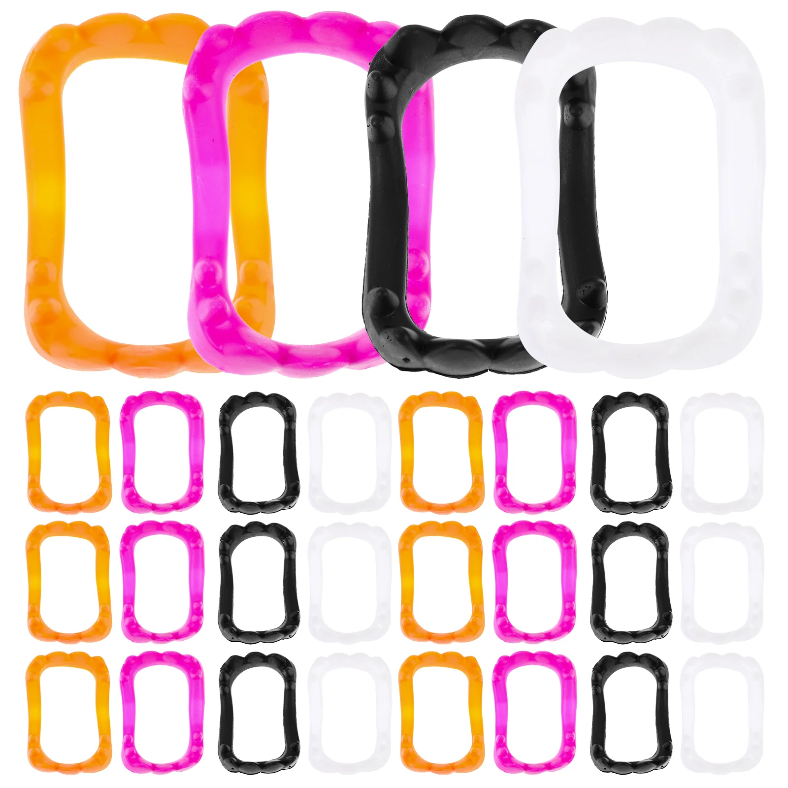 50 шт. игрушки Хэллоуин протезы поддельные зубы костюм реквизит для вечеринки