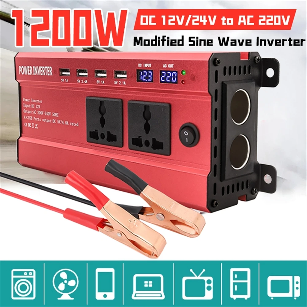 Инвертор немодулированного синусоидального сигнала напряжение 12 В 24 до 220