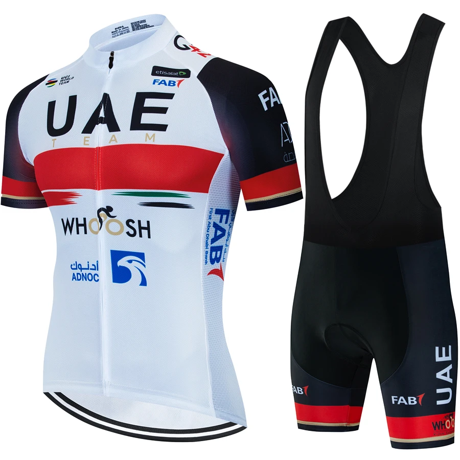 

2023 UAE Sports Team Training Cycling Clothing Breathable Men Short Sleeve Mallot Ciclismo Hombre Verano Cycling Jersey Sets