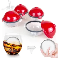 silicone sphere mold kitchen stackable slow melting diy ice ball round jelly making mould for cocktail whiskey drink