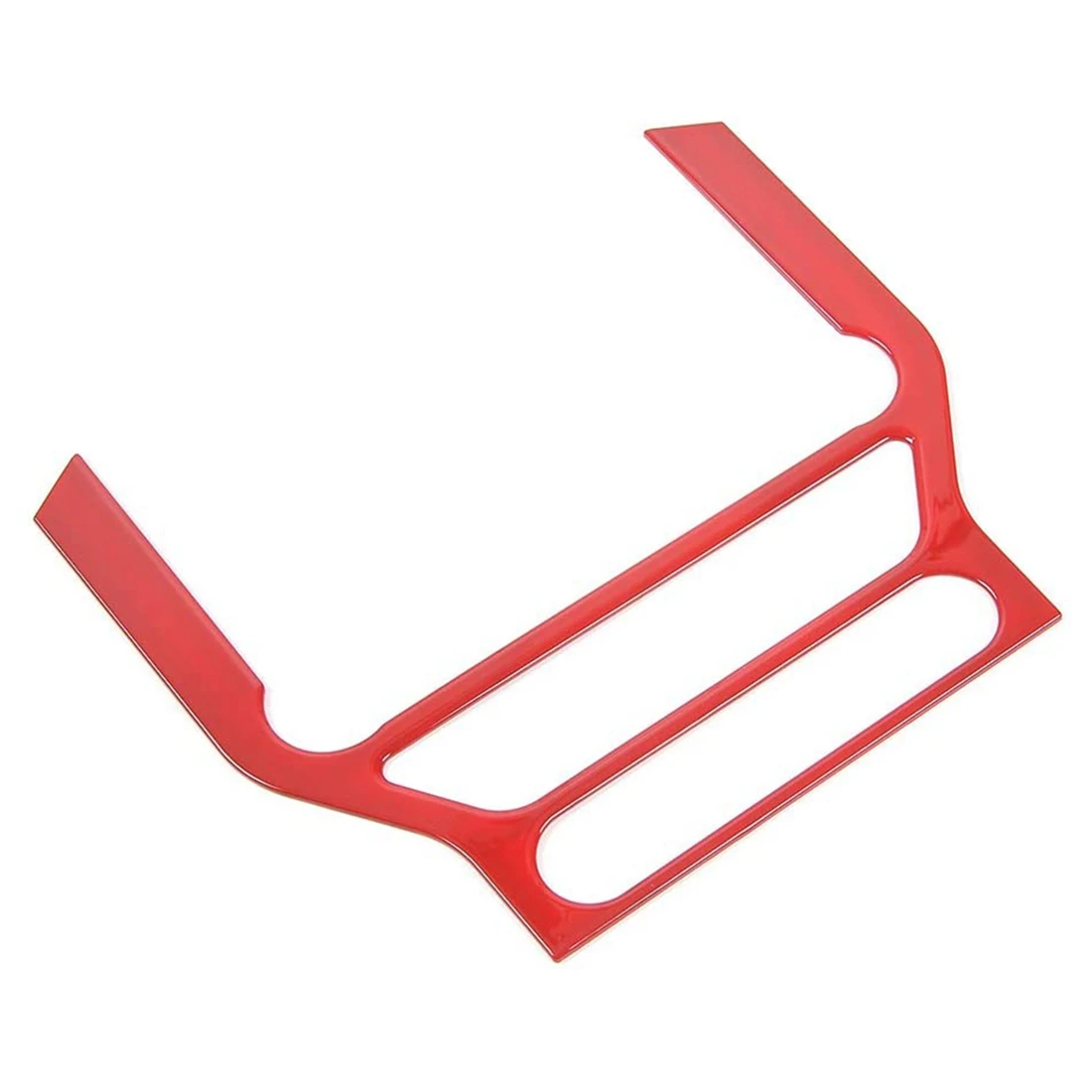 

Автомобильная центральная консоль, панель GPS навигации, отделка крышки, декоративная рамка для Ford Mustang 2015-2021, аксессуары, красный