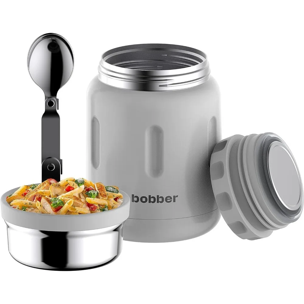 24 Oz Insulated Stainless Steel Thermo Food Jar With Extra-Wide Mouth Keeps Hot for 14 Hours and Cold for 20 Hours
