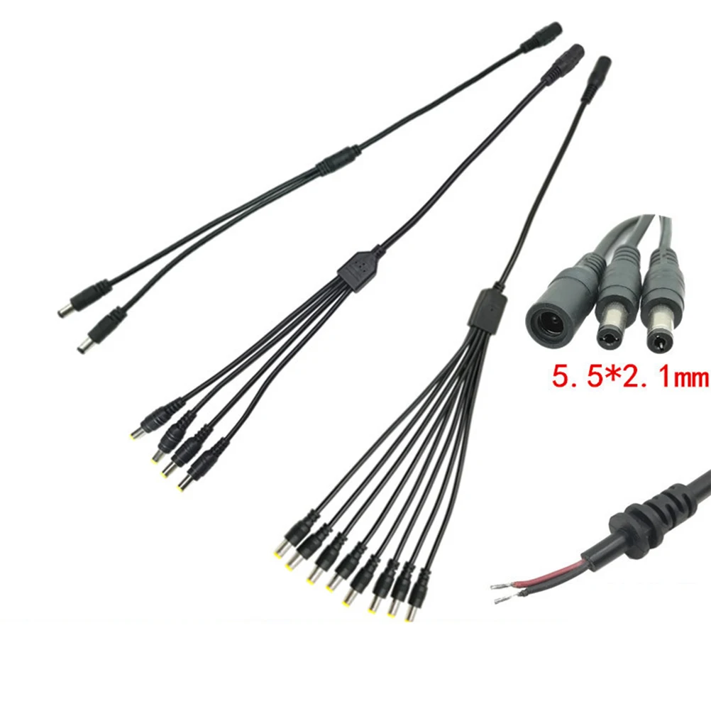 

Адаптер питания со штекером 1DC на 2/3/4/5/6/8 для светодиодной ленты