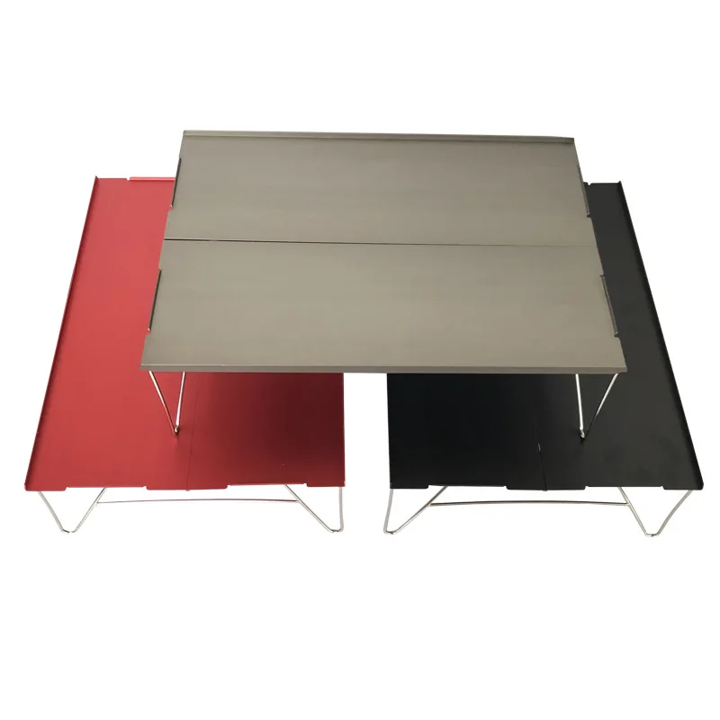 

Outdoor Table Foldable Portable Aluminum Alloy Ultralight Nature Hike Camping Barbecue MINI Table Camping