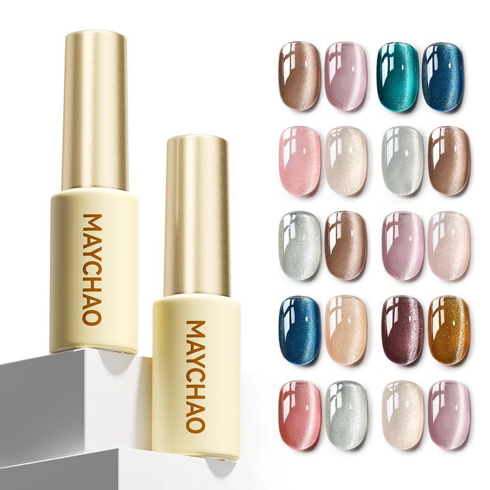 MAYCHAO 2 шт. 5 мл гель-лак для ногтей Cat магнитный гель полупостоянный замачиваемый