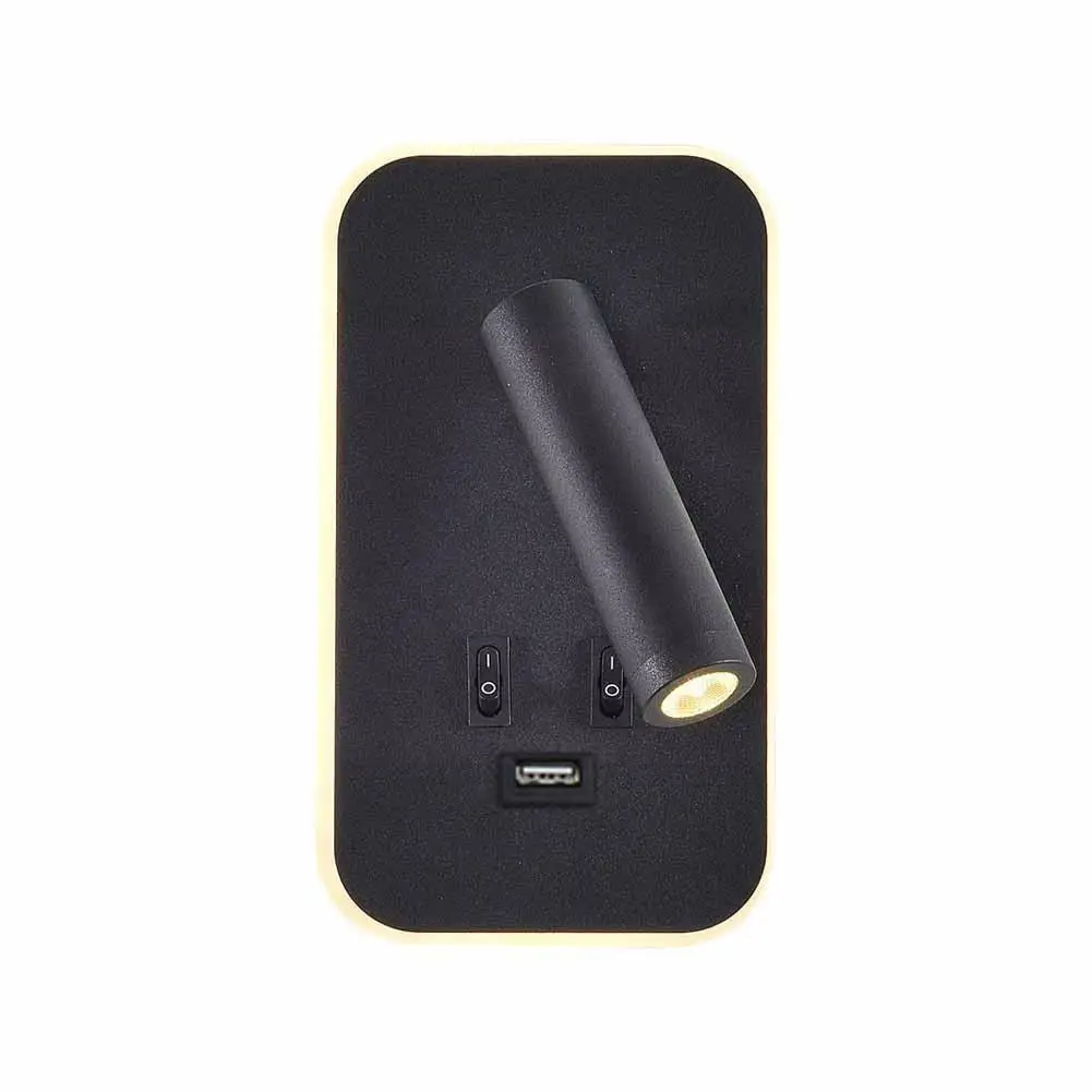 

Wall Light Home Hotel Indoor LED Reading Light Corridor Lamp Light Light Charging Warm Wall Head Adjustable Bedside USB Bed L0H1