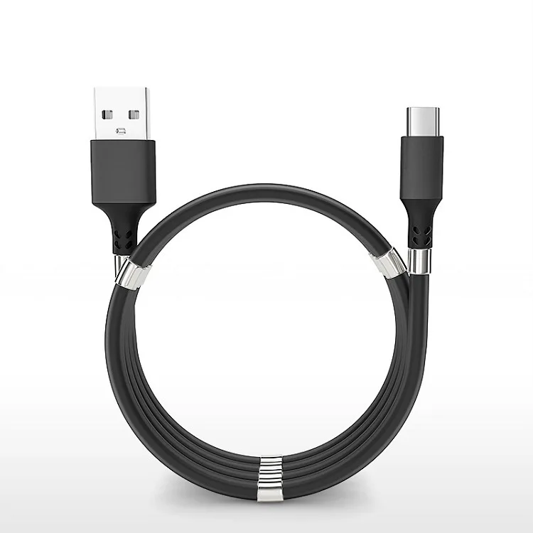 3 1a fast charge magnetic data cable for iphone samsung xiaomi automatically retractable android micro usb type c phone cable free global shipping