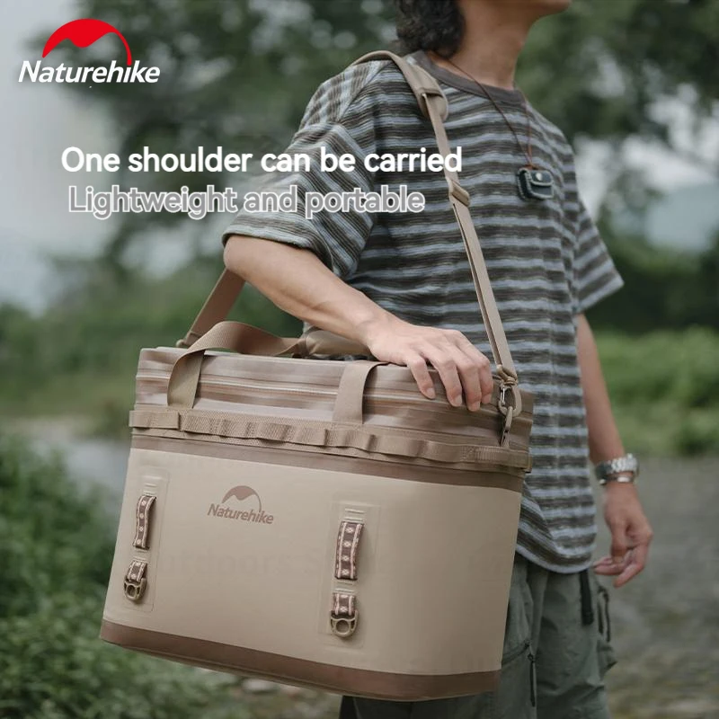 Naturehike Lingxin PRO 48H ТПУ Кемпинг Термальный охладитель Мешок для льда 600D Оксфорд Ткань