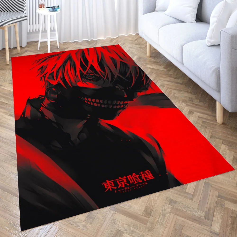 

Tokyo Ghoul New Pattern Floor Mat Door Mat Big Baby Crawl Carpet Non-slip Sheet Bedroom Living Room Home Decora