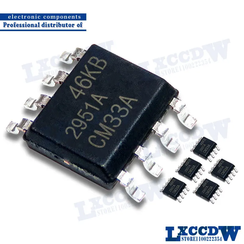 10 шт LP2951ACM-3.3 SOP8 LP2951ACM LP2951 SOP-8 2951A CM3.3 LP2951CMX LP2951CM