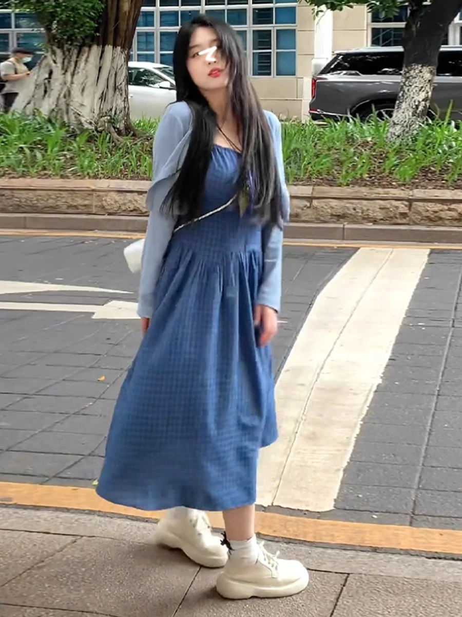 Летний утягивающий кардиган на бретельках больших размеров для полных девочек