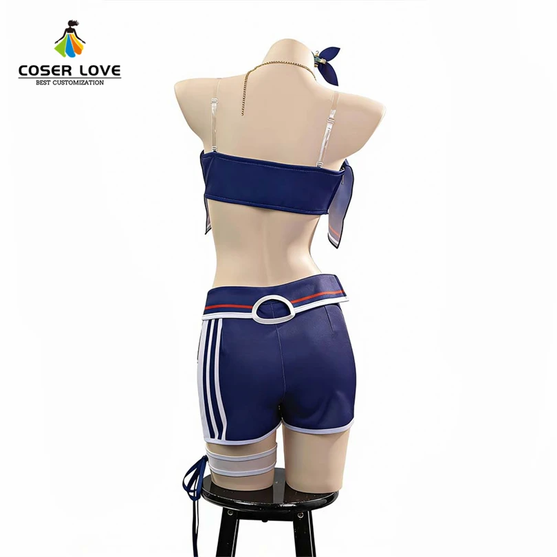 Фото Костюм для косплея Uma Musume Pretty Derby Cheval Grand Swimsuit, наряд для Хэллоуина, аниме-фестиваля, комик-кон №4
