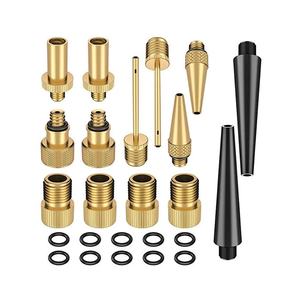 

1 компл. Адаптера, прочный медный насос преобразователь велосипеда адаптер частей для велосипеда