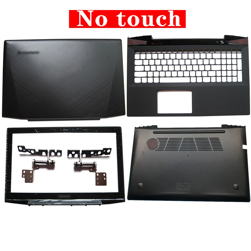 

Задняя крышка для ноутбука/передняя панель/петли/Упор для рук/Нижняя крышка для Lenovo Y50 Y50-70 Non Touch AM14R000400 с сенсорным AM14R000300