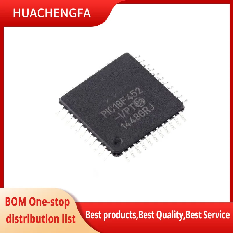 

1pcs/lot PIC18F452-I/PT PIC18F452 TQFP44 MCU microcontroller chips