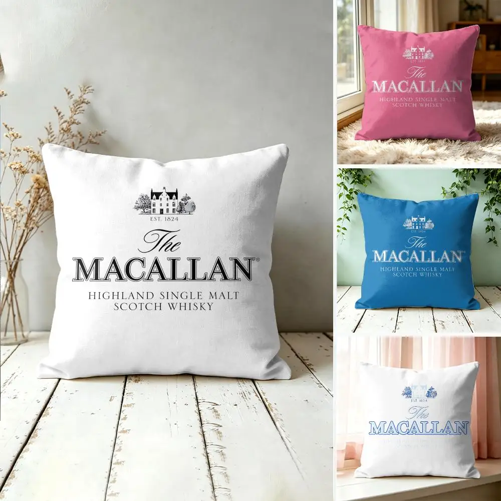 Фото Декоративная квадратная наволочка M-Macallan Fashion 40x40 см для дивана, спальни, гостиной, домашнего декора. №1