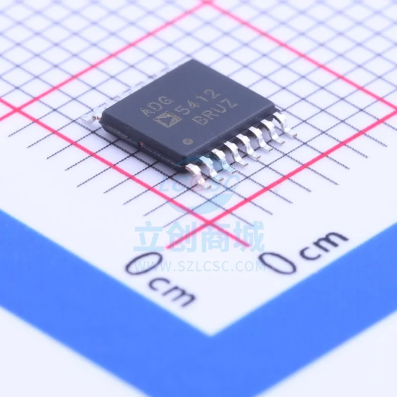 

10PCSLOT ADG5412BRUZ ADG5412BRU ADG5412 IC SWITCH QUAD SPST 16TSSOP New and Original