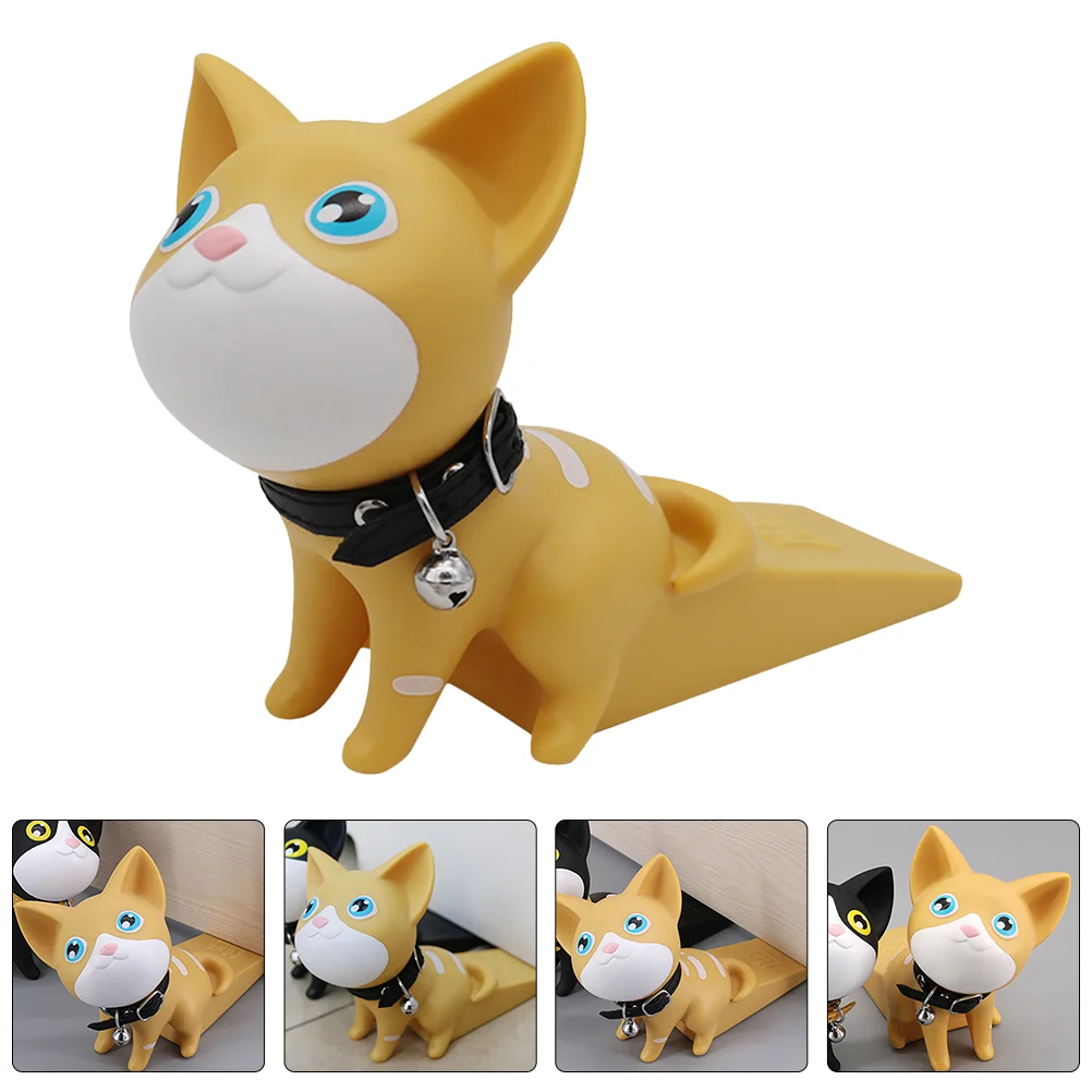 Дверные стопоры для кошек нижней части веса белая пробка декоративные