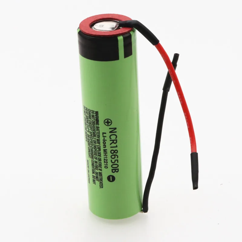 

10pcs 100% brand new18650 battery 3400mah 3.7v lithium battery NCR18650B 3400mah Suitable for flashlight battery +DIY wire