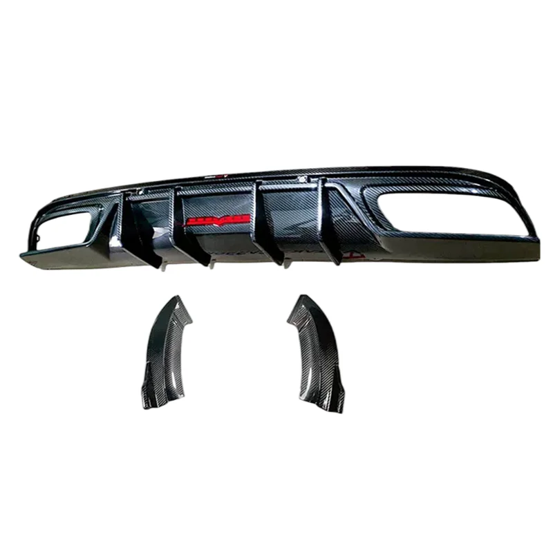 

TAKD style dry carbon fiber rear diffuser rear bumper winding for Mercedes-Benz C-Class W205 C63 2016-2019 two/four-door car