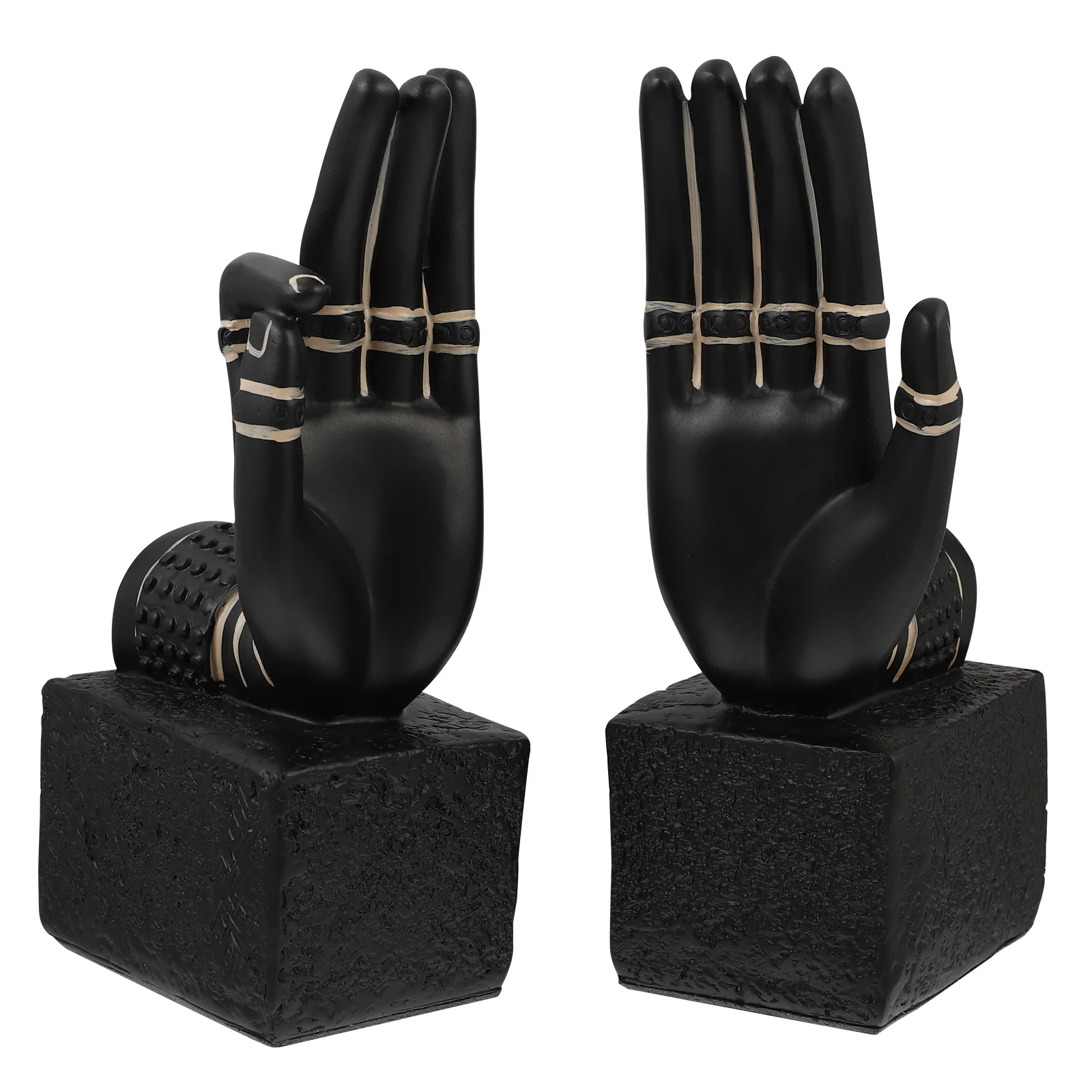 

Bookend Bookends Ornament Supports L Brackets Heavy Duty Desktop Hand Synthetic Resin Material Organizer Office Black Decor
